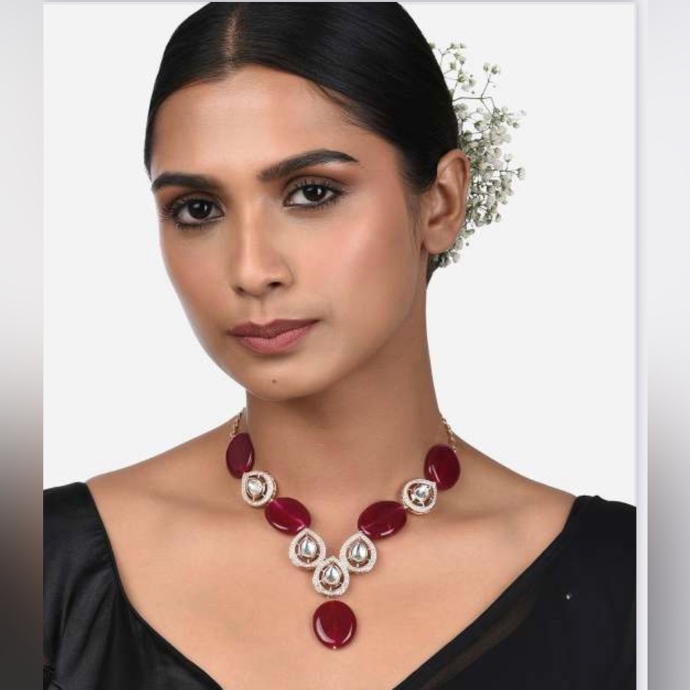 Glass Bead Necklace.